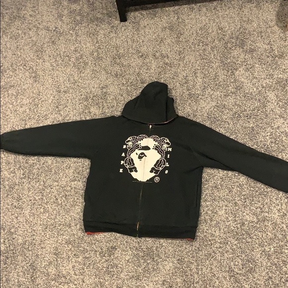 Mens Reversible Bape hoodie! - Picture 3 of 8